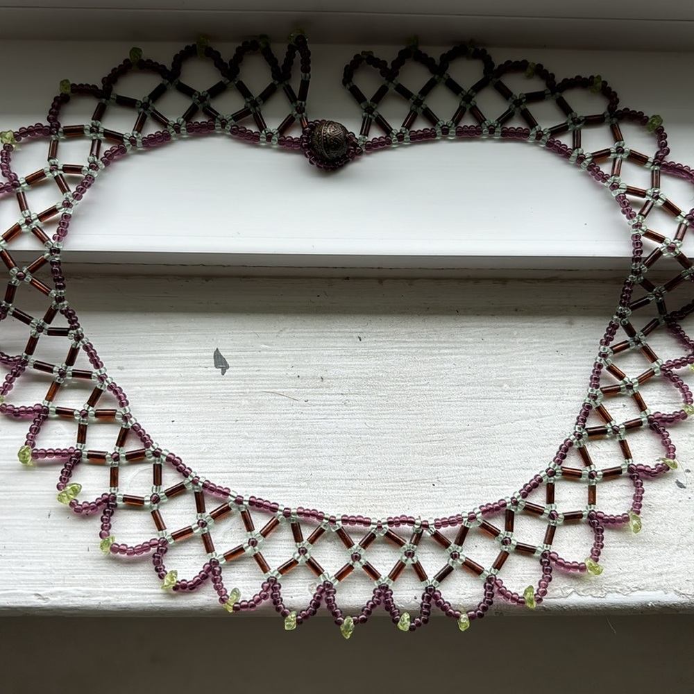 Handmade Beaded Necklace.